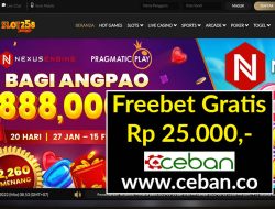 SLOT258 – FREEBET GRATIS TANPA DEPOSIT RP 25.000