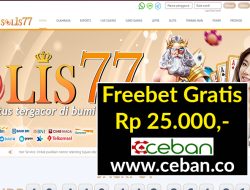 SOLIS77 – FREEBET GRATIS TANPA DEPOSIT RP 25.000