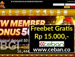 SUHU88 – FREEBET GRATIS TANPA DEPOSIT RP 15.000