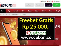 BESTOTO88 – FREEBET GRATIS RP 25.000 TANPA DEPOSIT