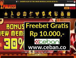 PIALA123 – FREEBET GRATIS RP 10.000 TANPA DEPOSIT