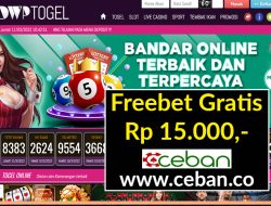 DWPTOGEL – FREEBET GRATIS TANPA DEPOSIT RP 15.000