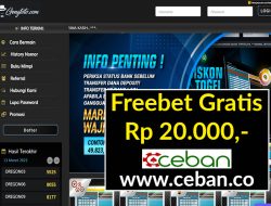 GENGTOTO – FREEBET GRATIS TANPA DEPOSIT RP 20.000