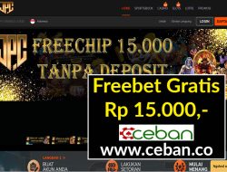 JACKPOTCASINO – FREEBET GRATIS TANPA DEPOSIT RP 15.000