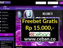 OVOTOGEL – FREEBET GRATIS TANPA DEPOSIT RP 15.000