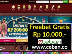 CANDUPLAY88 – FREEBET GRATIS TANPA DEPOSIT RP 10.000