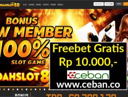 NOAHSLOT88 – FREEBET GRATIS TANPA DEPOSIT RP 10.000