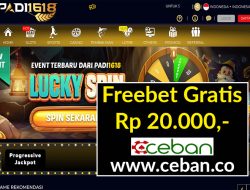 PADI1618 – FREEBET GRATIS TANPA DEPOSIT RP 20.000