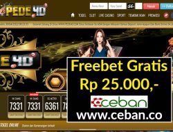 PEDE4D – FREEBET GRATIS TANPA DEPOSIT RP 25.000