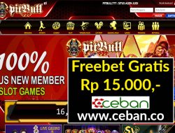 PITBULL777 – FREEBET GRATIS TANPA DEPOSIT RP 15.000