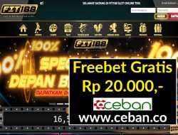 FIT188 – FREEBET GRATIS TANPA DEPOSIT RP 20.000