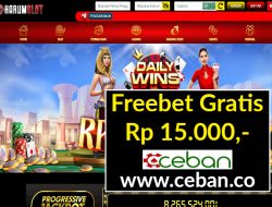 HARUMSLOT – FREEBET GRATIS TANPA DEPOSIT RP 15.000