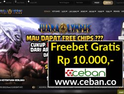 JUARAOLYMPUS – FREEBET GRATIS TANPA DEPOSIT RP 10.000