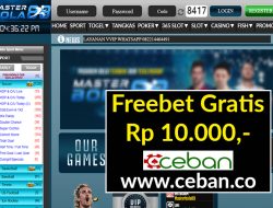 MASTERBOLA88 – FREEBET GRATIS TANPA DEPOSIT RP 10.000