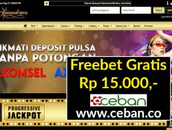 MATAHARIBET88 – FREEBET GRATIS TANPA DEPOSIT RP 15.000