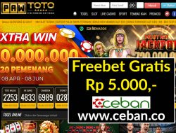 PAWTOTO – FREEBET GRATIS TANPA DEPOSIT RP 5.000