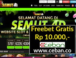 SEMUT4D – FREEBET GRATIS TANPA DEPOSIT RP 10.000