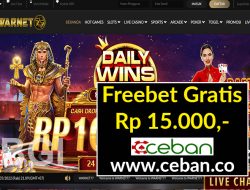 WARNET77 – FREEBET GRATIS TANPA DEPOSIT RP 15.000