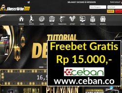 BOSSWIN168 – FREEBET GRATIS TANPA DEPOSIT RP 15.000