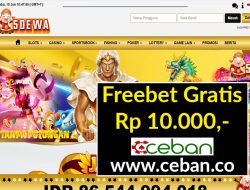 5DEWA – FREEBET GRATIS TANPA DEPOSIT RP 10.000