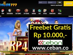 HOSE777 – FREEBET GRATIS TANPA DEPOSIT RP 10.000