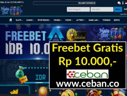 MAINSLOT777 – FREEBET GRATIS TANPA DEPOSIT RP 10.000