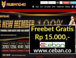 MUSANG4D – FREEBET GRATIS TANPA DEPOSIT RP 15.000