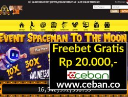 ONLINE138 – FREEBET GRATIS TANPA DEPOSIT RP 20.000