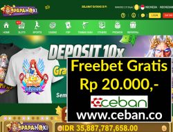 PAPAHOKI – FREEBET GRATIS TANPA DEPOSIT RP 20.000