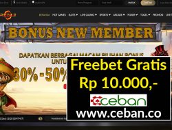 RODA3 – FREEBET GRATIS TANPA DEPOSIT RP 10.000