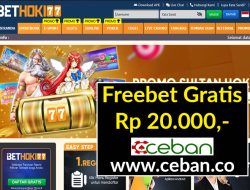 BETHOKI77 – FREEBET GRATIS TANPA DEPOSIT RP 20.000