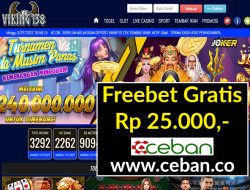 VIKING138 – FREEBET GRATIS TANPA DEPOSIT RP 25.000