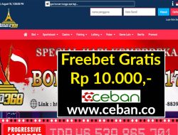 MENARA368 – FREEBET GRATIS RP 10.000 TANPA DEPOSIT