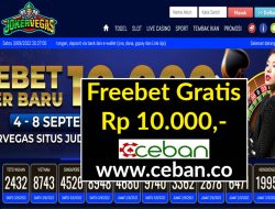 JOKERVEGAS – FREEBET GRATIS RP 10.000 TANPA DEPOSIT