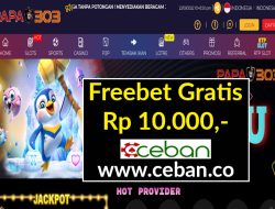 PAPA303 – FREEBET GRATIS RP 10.000 TANPA DEPOSIT