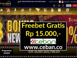 RUMAH303 – FREEBET GRATIS RP 15.000 TANPA DEPOSIT