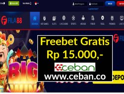 FILA88 – FREEBET GRATIS RP 15.000 TANPA DEPOSIT