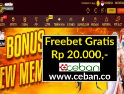 TOPAGEN – FREEBET GRATIS RP 20.000 TANPA DEPOSIT