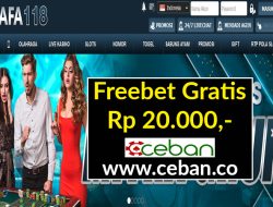 FAFA118 – FREEBET GRATIS RP 20.000 TANPA DEPOSIT