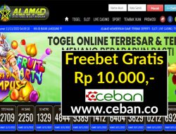 ALAM4D – FREEBET GRATIS RP 10.000 TANPA DEPOSIT