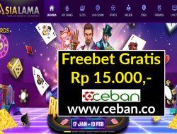 ASIALAMA – FREEBET GRATIS RP 15.000 TANPA DEPOSIT