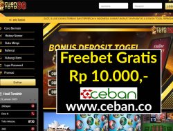 CUANTOTO88 – FREEBET GRATIS RP 10.000 TANPA DEPOSIT