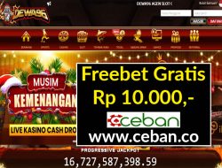 DEWA96 – FREEBET GRATIS RP 10.000 TANPA DEPOSIT