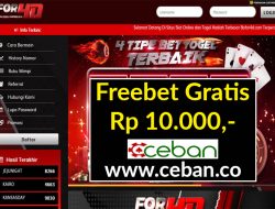 FOR4D – FREEBET GRATIS RP 10.000 TANPA DEPOSIT