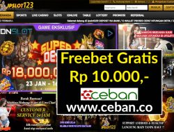 JPSLOT123 – FREEBET GRATIS RP 10.000 TANPA DEPOSIT