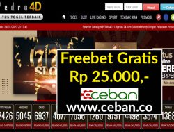 PEDRO4D – FREEBET GRATIS RP 25.000 TANPA DEPOSIT