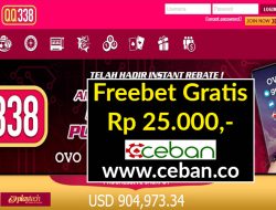 QQ338 – FREEBET GRATIS RP 25.000 TANPA DEPOSIT