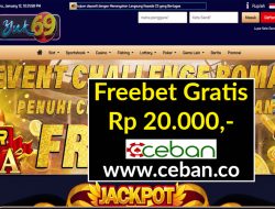 YUK69 – FREEBET GRATIS RP 20.000 TANPA DEPOSIT