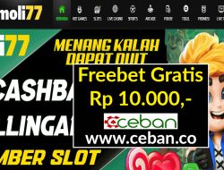 MOLI77 – FREEBET GRATIS RP 10.000 TANPA DEPOSIT