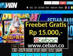 1NWIN – FREEBET GRATIS RP 15.000 TANPA DEPOSIT